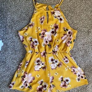 XL Floral Romper